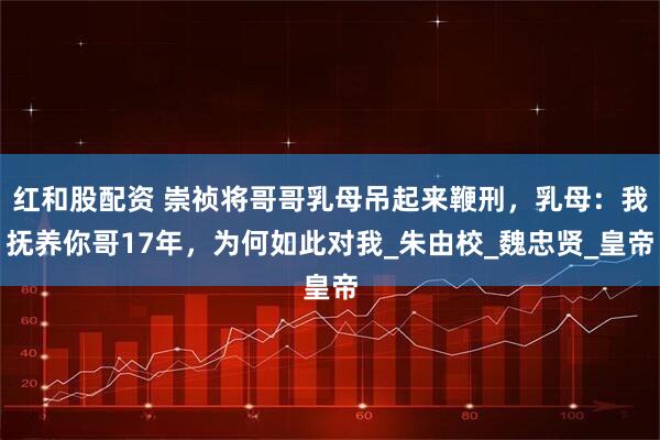 红和股配资 崇祯将哥哥乳母吊起来鞭刑，乳母：我抚养你哥17年，为何如此对我_朱由校_魏忠贤_皇帝